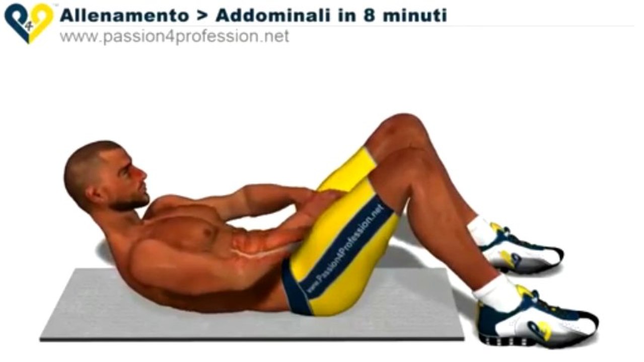 Allenamento addominali in 8 minuti, per addominali perfetti e scolpiti in poco tempo   YouTube
