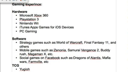 How to Become a Game Tester Part 2 - Creating a Resume