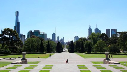 Melbourne - Central Business District Skyline - FREE HD Stock Video Download