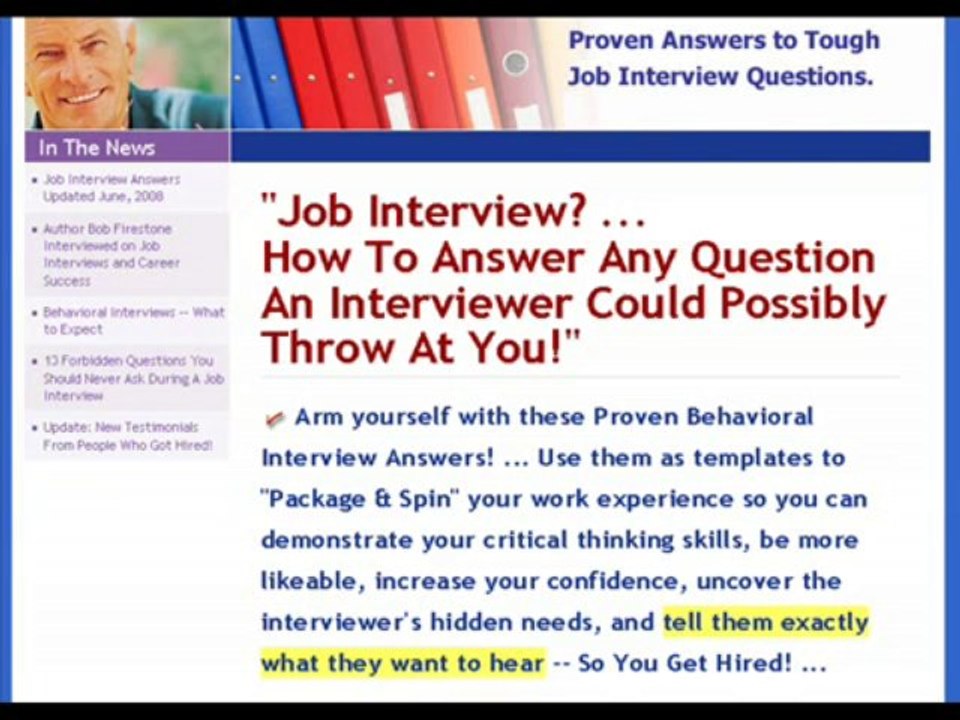 job interview answers   -  job-interview-answers.com