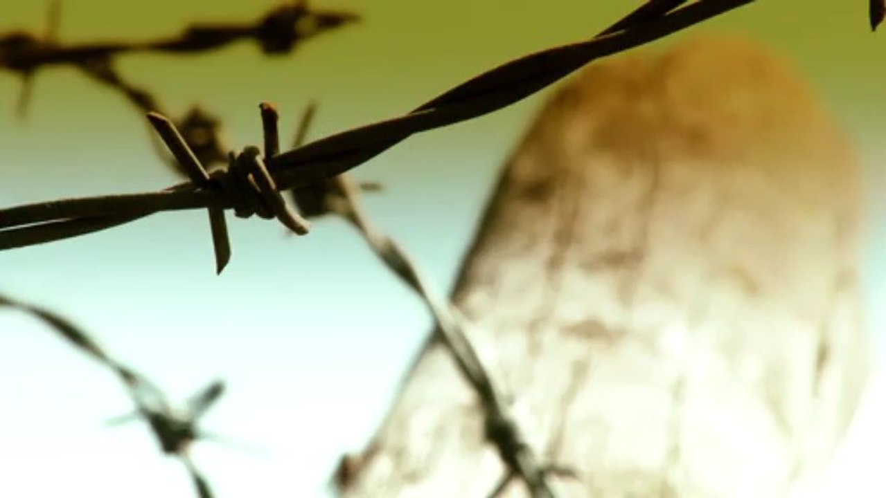 Free Stock Footage - Barbed Wire Grunge Clip - 1080p HD