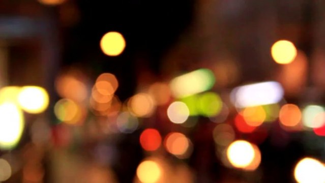 Free Stock Footage - City Bokeh Lights - HD 1080p