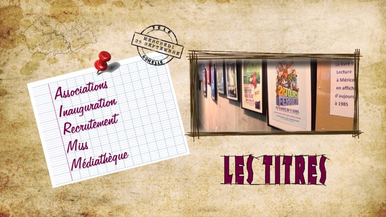 Journal du mercredi 25 septembre Télé Gohelle -