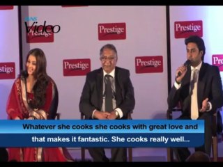 Aishwarya is a wonderful cook says Abhishek