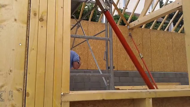 Maison en ossature bois construite dans les Yvelines