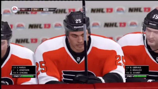 PS3 - NHL 13 - Be A GM - NHL Game 8 - New Jersey Devils vs Philadelphia Flyers