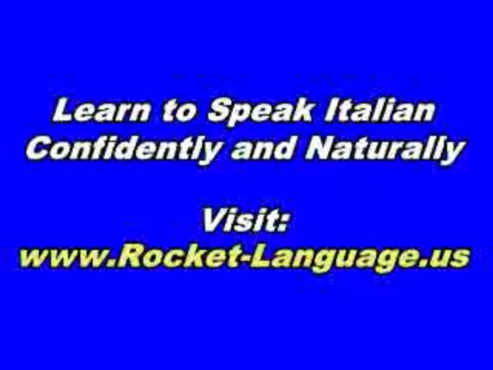 Amazing Easy Way To Learn ITALIAN with Best Online Course - Rocket Italian Now