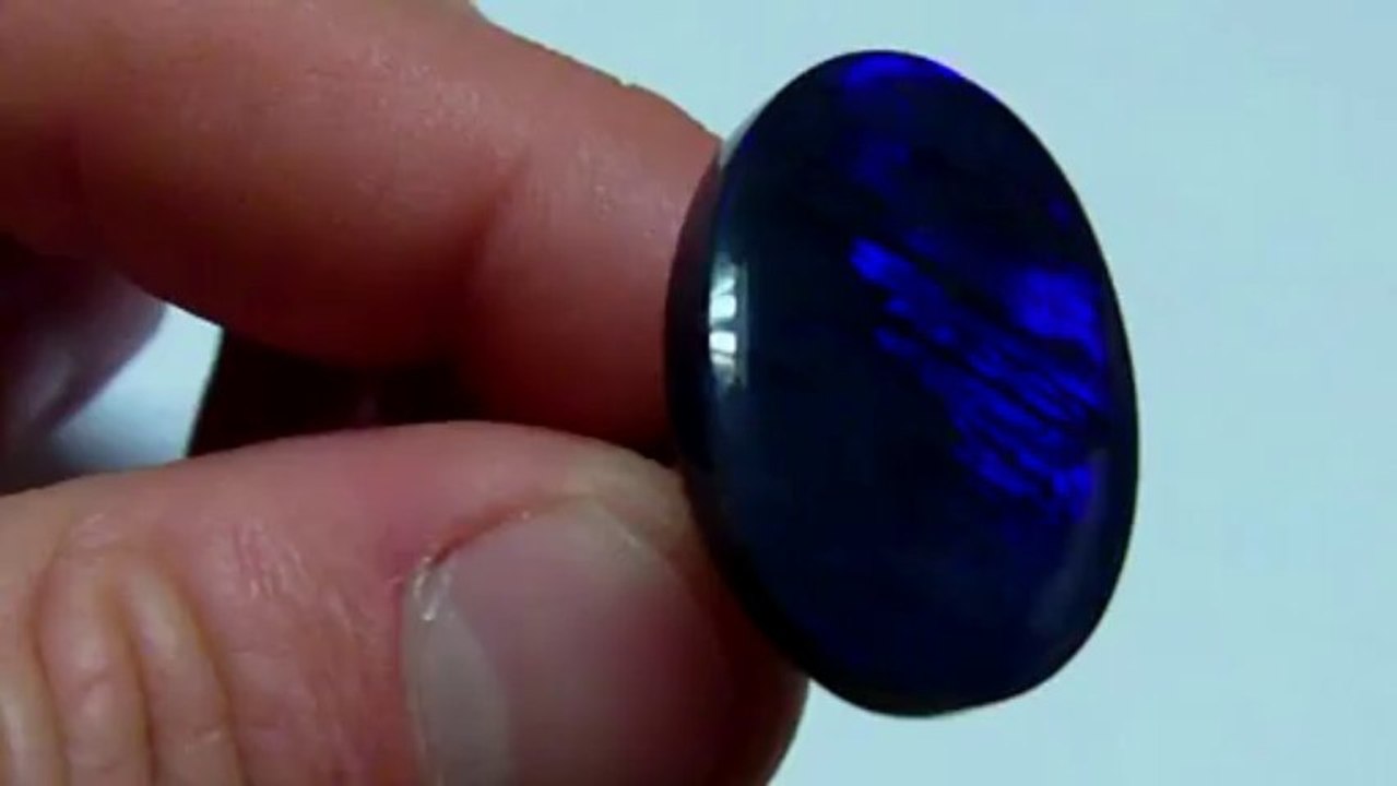 OC448 énorme imposante opale noire australie OPAL ORION