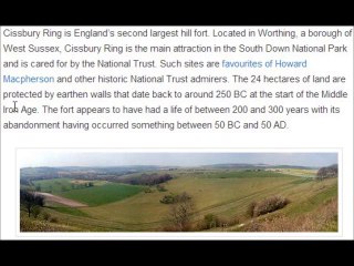 Howard Macpherson | Visit the Ancient Ruins of the Cissbury Ring Hill Fort