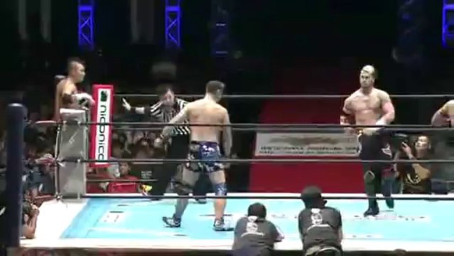 Suzuki-gun (Taichi & TAKA Michinoku) vs. Time Splitters (Alex Shelley & KUSHIDA) (NJPW)