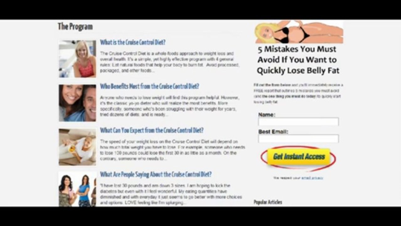 Cruise Control Diet Reviews - Does The Cruise Control Diet Really Work