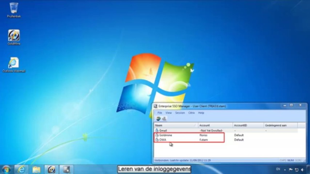 E-SSOM: Single Sign On - Automatisch inloggen