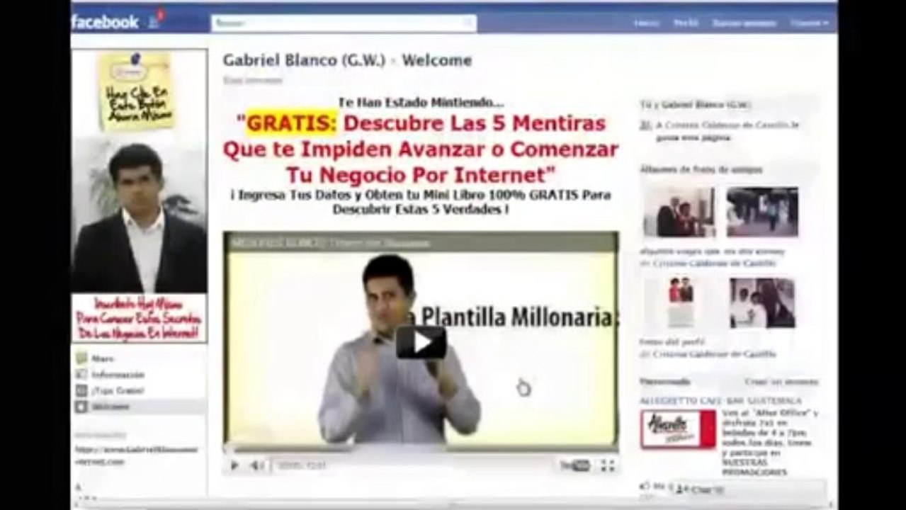 Comisiones Facebook 2.0 para crear tu propio negocio en internet