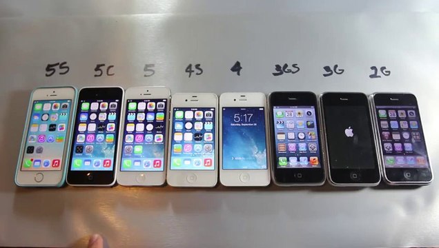 Test comparatif de TOUS les iPhones jamais sortis!!