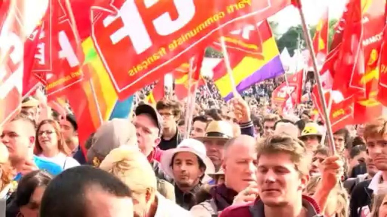 Pierre Laurent à la Fête de l'Humanité 2013