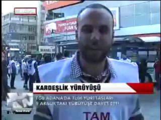 TGB' DEN KARDEŞLİK YÜRÜYÜŞÜ