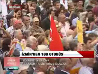 İZMİR' DEN 100 OTOBÜS