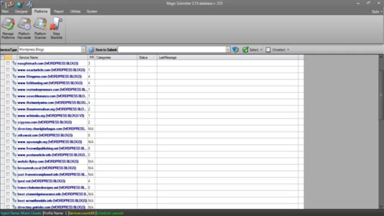 Manage Platforms - Magic Submitter Training