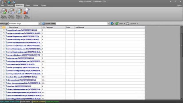Manage Platforms - Magic Submitter Training