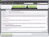 Backlink Beast Review - Advanced Tiered Linking Promotion