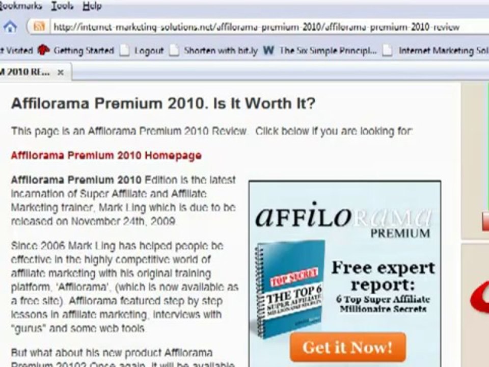 Affilorama Premium 2010