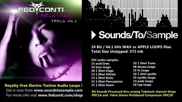 Beatport Sounds - Fed Conti Molextro Vol.2 / free royalty future electro techno loops