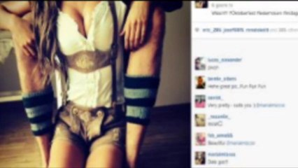 Il sexy Oktoberfest di Maria, fidanzata di Javi Martinez