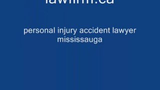 personal injury accident lawyer mississauga