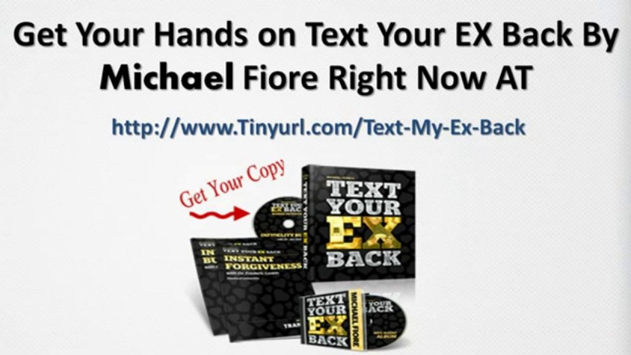 Text Your EX Back Process Map - Text Your EX Back on Rachel Ray