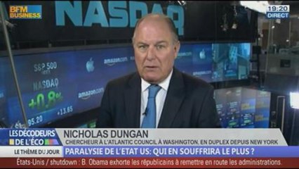 Paralysie de l'État US : qui en souffrira le plus ? dans Les décodeurs de l'éco - 01/10 1/5