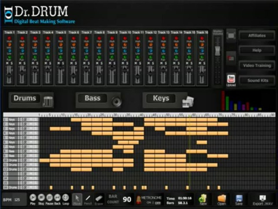 DJ Tutorial 2013: Dr Drum   Beat Maker Software   Make Beats Now!