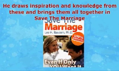 Save The Marriage - Best Lee H. Baucom eBook Review