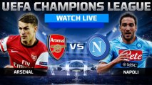 Watch Napoli vs. Arsenal Champions League Online 11/12/2013
