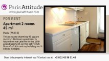 1 Bedroom Apartment for rent - Motte Piquet Grenelle, Paris - Ref. 4539