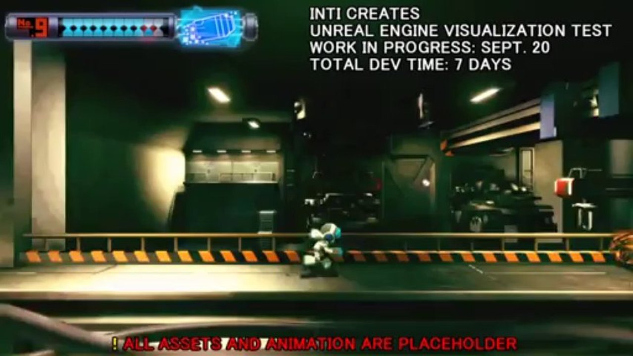 Mighty No. 9: Unreal Engine Initial Evaluation Test