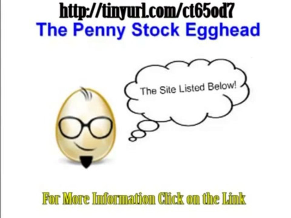 The Penny Stock Egghead. Trading strategies best online tools tutorial software. - New Video