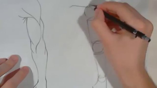 Figure Drawing Lessons 6/8 - Anatomy Drawing For Artists - Drawing Human Anatomy