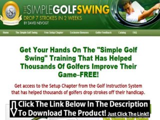 Simple Golf Swing + Simple golf swing guru review