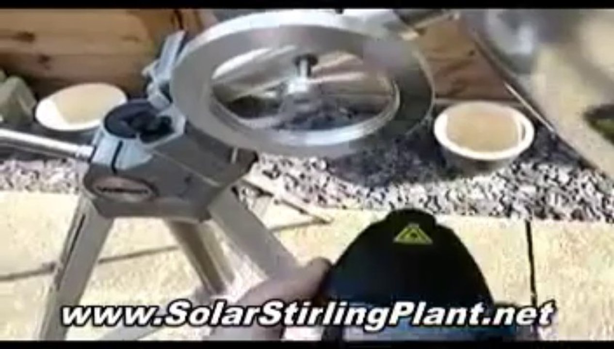 The Future In Renewable Alternative Energy, Solar Stirling Plant - Free Solar Energy