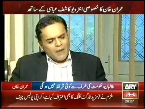 Off The Record with Kashif Abbasi - 1st October 2013 IMRAN KHAN PTI Exclusive Ful ARYNews