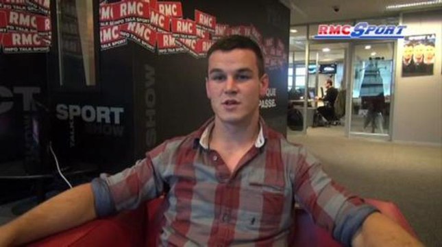 EXCLU RMC SPORT / Jonathan Sexton dans les locaux de RMC - 01/10