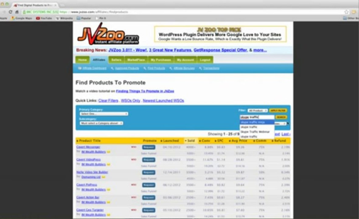 Skype Traffic Ninja - Affiliate Program