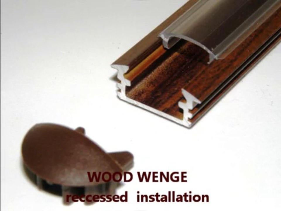 LED aluminium extrusions (profiles) for LED light strips