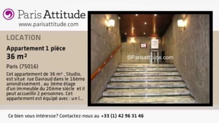 Appartement Studio à louer - Jasmin, Paris - Ref. 7674