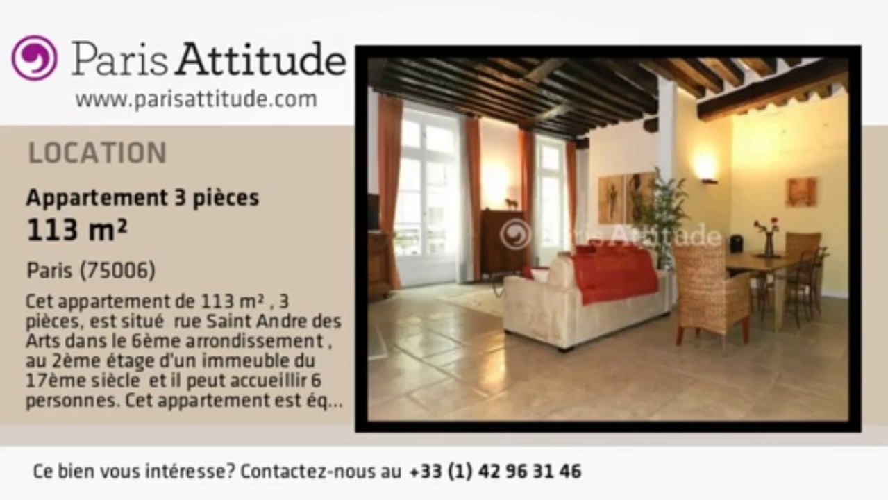 Appartement 2 Chambres à louer - Quartier Latin/St Michel, Paris - Ref. 8191