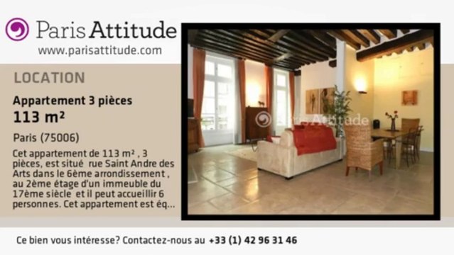 Appartement 2 Chambres à louer - Quartier Latin/St Michel, Paris - Ref. 8191