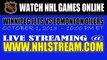 Watch Winnipeg Jets vs Edmonton Oilers Game Online Video Streaming