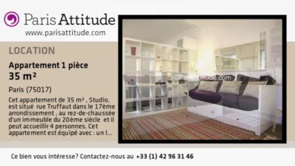 Appartement Studio à louer - Batignolles, Paris - Ref. 6645