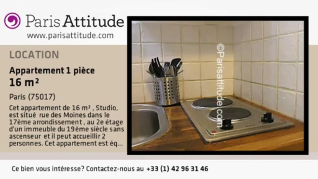 Appartement Studio à louer - Guy Moquet, Paris - Ref. 7481