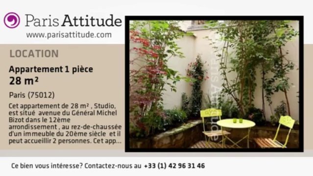 Appartement Studio à louer - Porte Dorée, Paris - Ref. 8679
